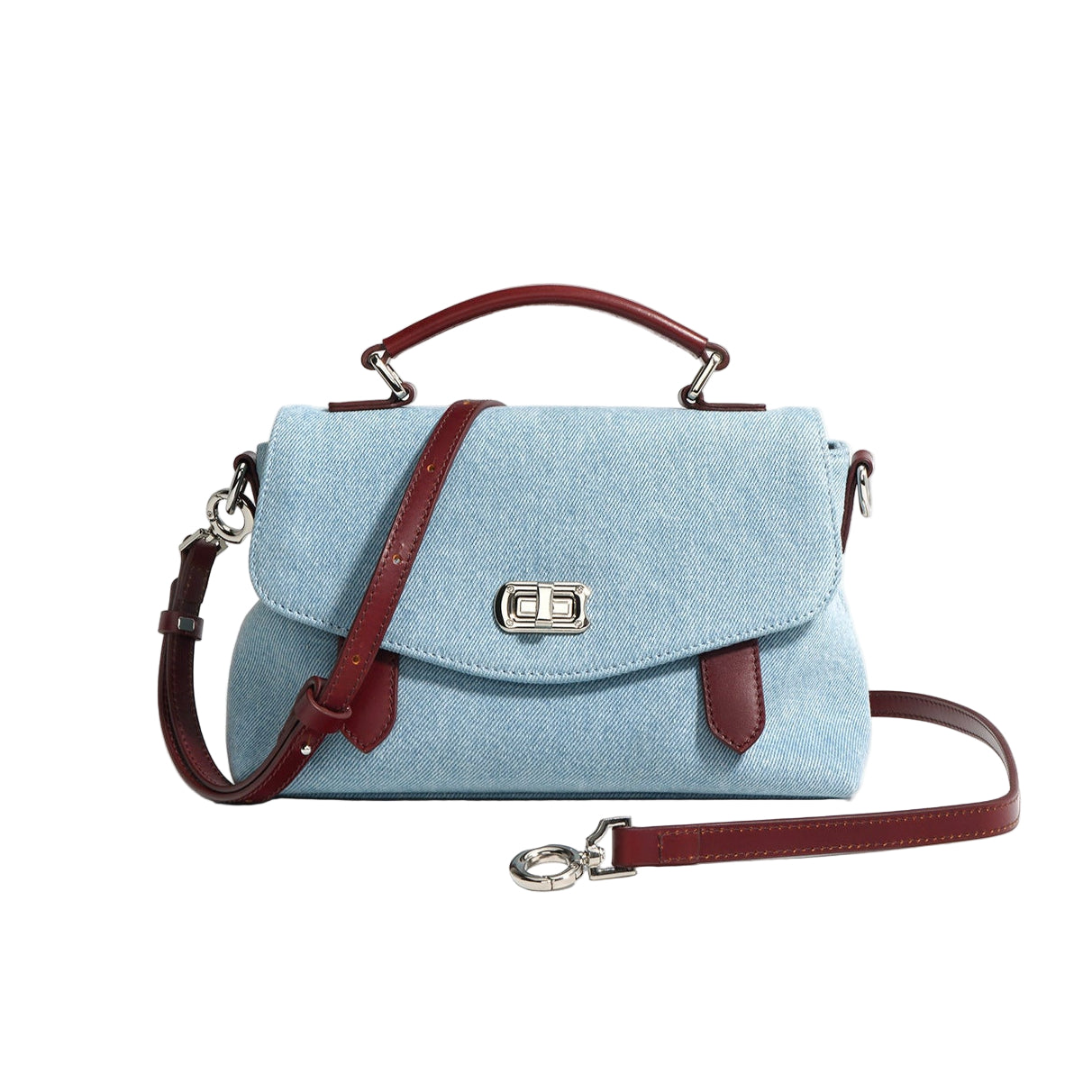 Dames modieuze schoudertas denim grote capaciteit damestas crossbody handtas zachte dames schoudertas