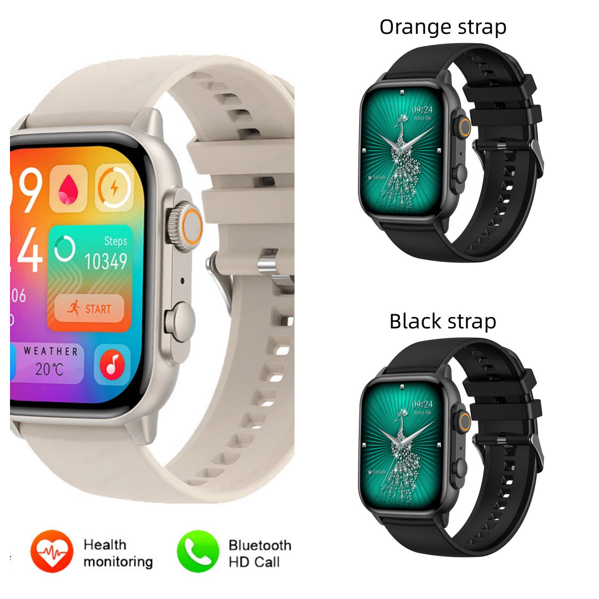 Orologio intelligente multifunzionale con chiamata Bluetooth
