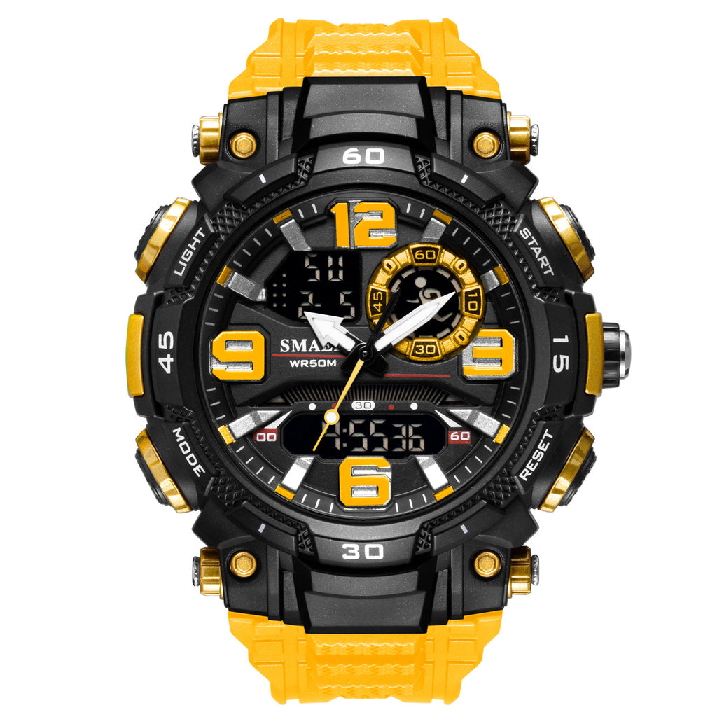 Orologio sportivo da uomo alla moda, impermeabile, per il tempo libero e all'aria aperta
