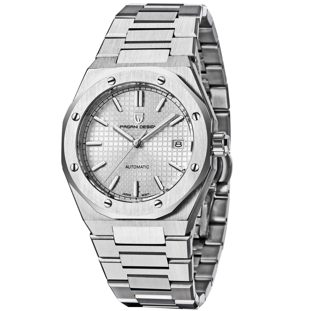 Orologio meccanico da uomo in acciaio PAGANI DESIGN Business Casual