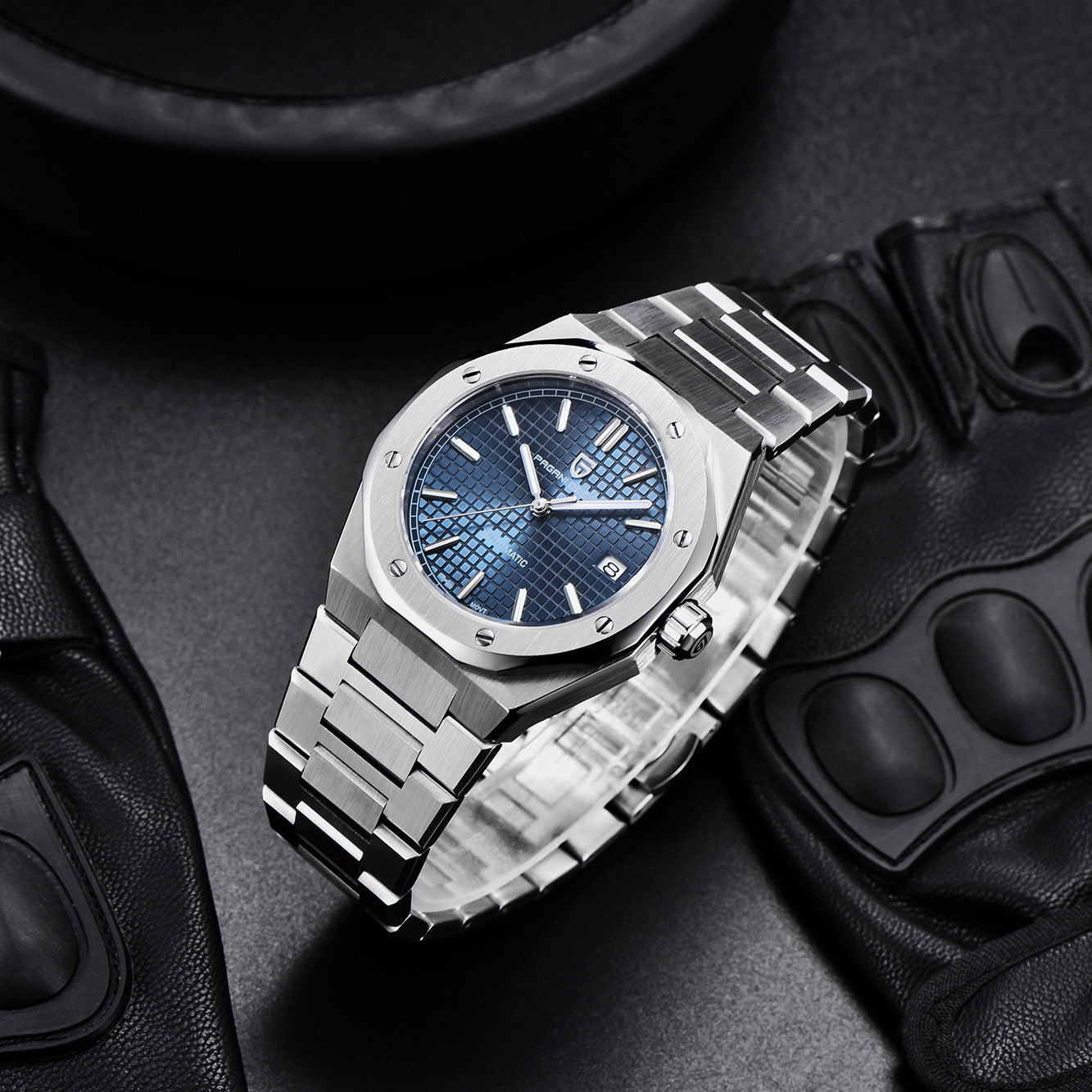 Orologio Automatico da Uomo PAGANI DESIGN NH35A in Acciaio, Stile Business Casual