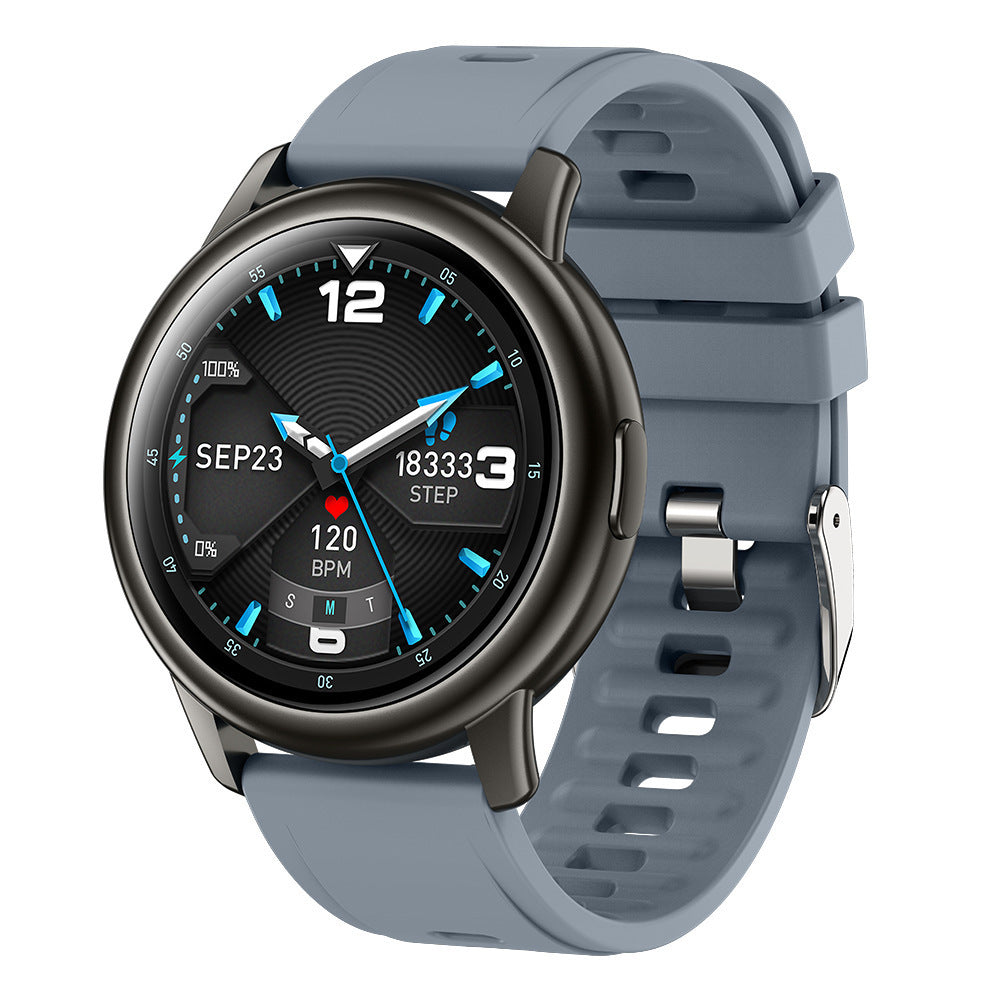 Smart Watch HD con schermo rotondo e monitoraggio della frequenza cardiaca 24 ore su 24