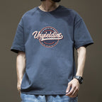 Men's Cotton Ins Round Neck Loose Top T-shirt