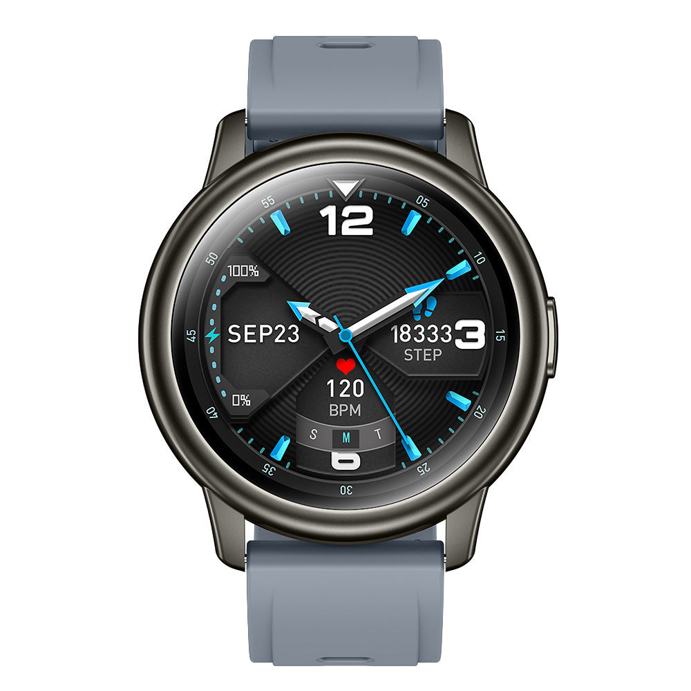 Smart Watch HD con schermo rotondo e monitoraggio della frequenza cardiaca 24 ore su 24