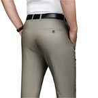 Bamboo Fiber Thin Loose Business Formal Wear Men's Pant