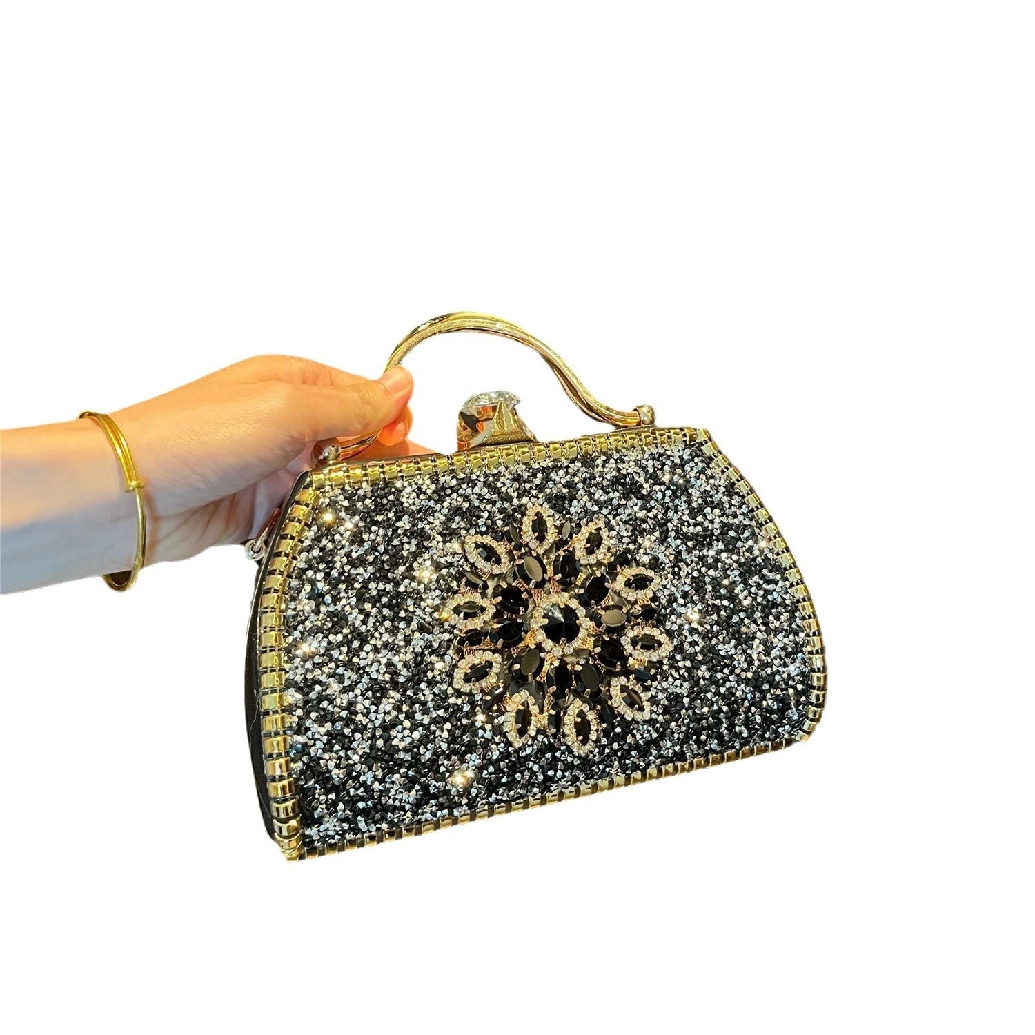 Luxury fashion party Attainable HandBag full stone craved for Women's - Acquisti Online