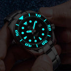 ADDIESDIVE Orologio meccanico automatico da uomo con cristallo di zaffiro BGW9 Orologio luminoso 200M Diver Orologi in acciaio inossidabile