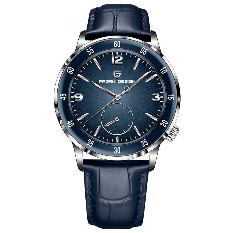 Pagani Design Men's Automatic Watch 42mm Large Dial Mechanical Movement Stainless Steel Bezel Sapphire Glass Lens Waterproof 100M Easy to Read Strap