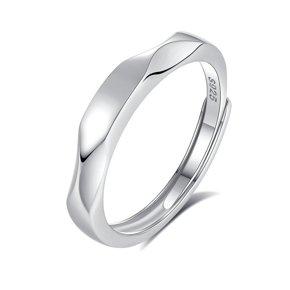 S925 Silver Couple Ring Original Design High End