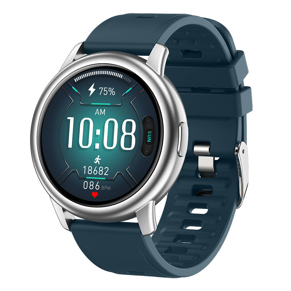 Smart Watch HD con schermo rotondo e monitoraggio della frequenza cardiaca 24 ore su 24