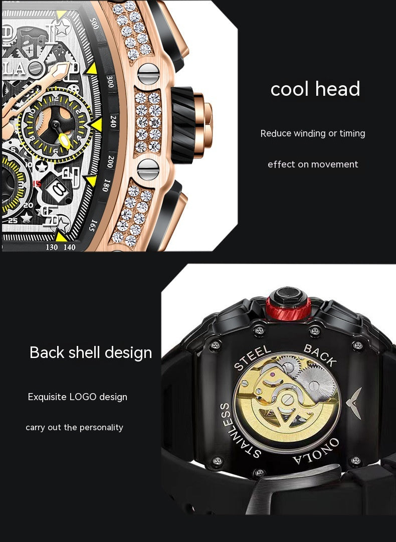 Orologio Automatico Lusso Uomo Onola