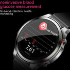 Blood Sugar Testing ECG Blood Pressure Heart Rate Body Temperature Smart Watch