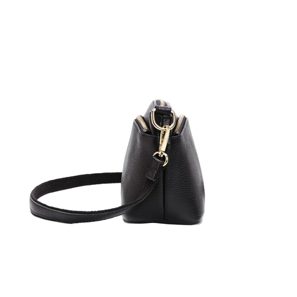 Women's Fashionable Shoulder Leather Bag Multi Function Pocket Crossbody Genuine Leather Handbag Women's Shoulder Bag
