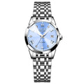 LIGE Top Luxury Elegant Watch for Women Waterproof Luminous Date Ladies Watch Stainless Steel Quartz Women's Watches - Acquisti Online