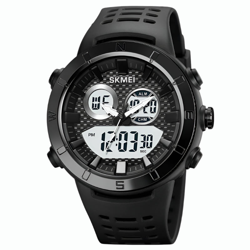 SKMEI Japan Movement Digital Watch Waterproof Alarm Wristwatches Men's Outdoor Multifunctional Electronic Watch