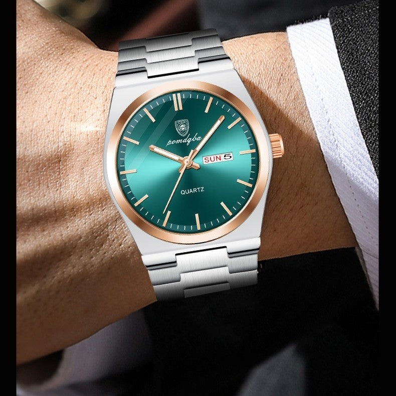 Poedagar Man Sport Steel Waterproof Bracelets Watch - Acquisti Online