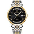 POEDAGAR Luxury Watch Korean Style Brand Men Sports Waterproof Week Date Quartz Wristwatches Luminous Stainless Steel Men's Watch - Acquisti Online