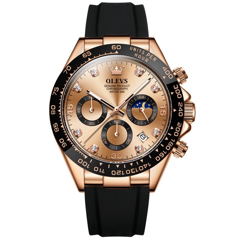 OLEVS Luxury Men Watch Quartz Man Watches Waterproof Luminous Top Brand Watch for Men Date Chronograph Sport Wristwatch