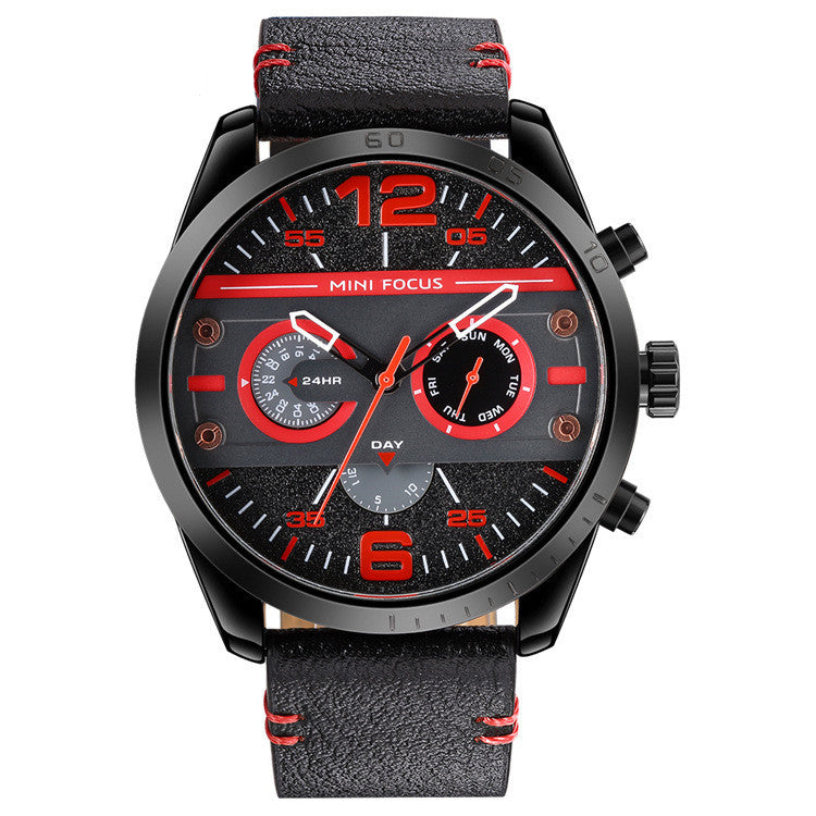 Multifunctioneel waterdicht heren quartzhorloge
