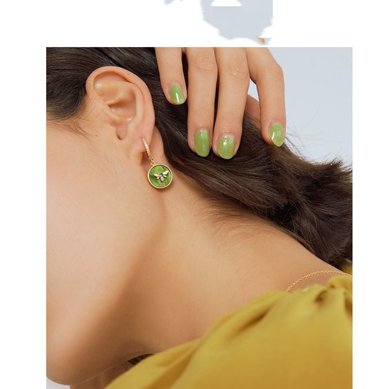 Jungle Secret Bee Swan gesynthetiseerde kubieke zirkonia gesp