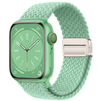 Smart Apple Watch Band Braided Solo Loop Band Magnetic Buckle Band MultiFunction Sports Mode iWatch