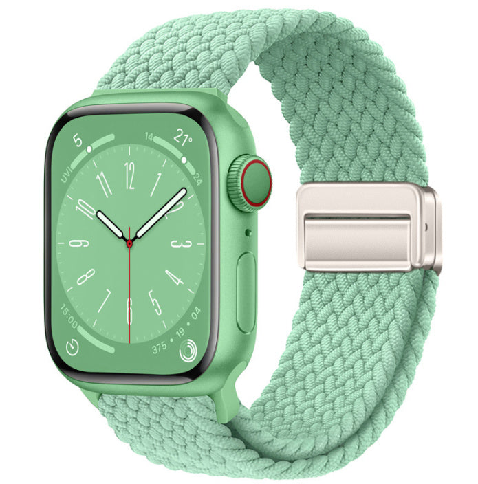 Smart Apple Watch Band Braided Solo Loop Band Magnetic Buckle Band MultiFunction Sports Mode iWatch - Acquisti Online