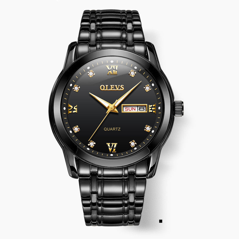 Fashion Trendy Brand Quartz Watch Luminous Waterproof Men's Watch