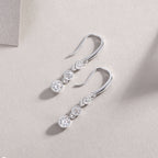 Classic Multi-diamond Set Moissanite Silver Earrings Luxury Fashion Diamond Earrings Stud Earrings