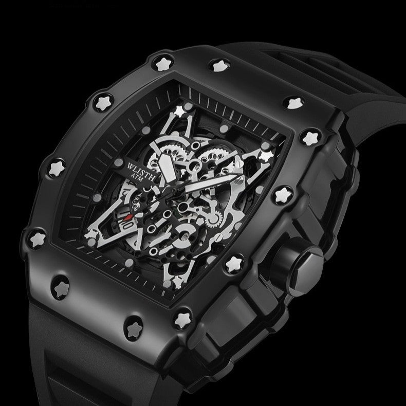 Man Sports Watch Silicon Band Waterproof Watch - Acquisti Online