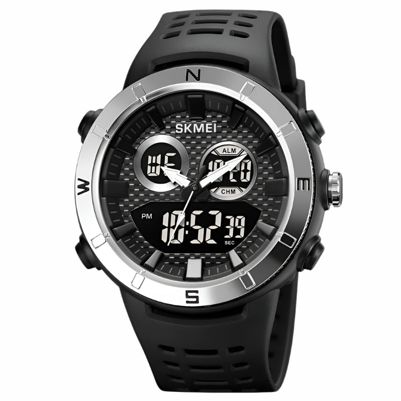 SKMEI Japan Movement Digital Watch Waterproof Alarm Wristwatches Men's Outdoor Multifunctional Electronic Watch