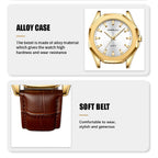 CRRJU CJ5015S-BE Man Business Casual Watch - Acquisti Online