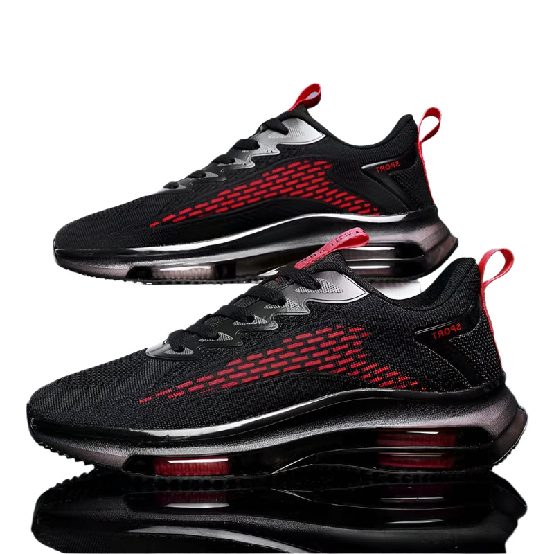 Casual Mesh Breathable Sports Flying Woven Blade Air Cushion Outdoor Running Men's Shoes