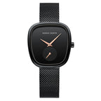 Hannah 2023 HM-1251 Fashion Women's Fine Steel Milan Mesh Belt Quartz Watch Creative Fashionable Women Quartz  Watch