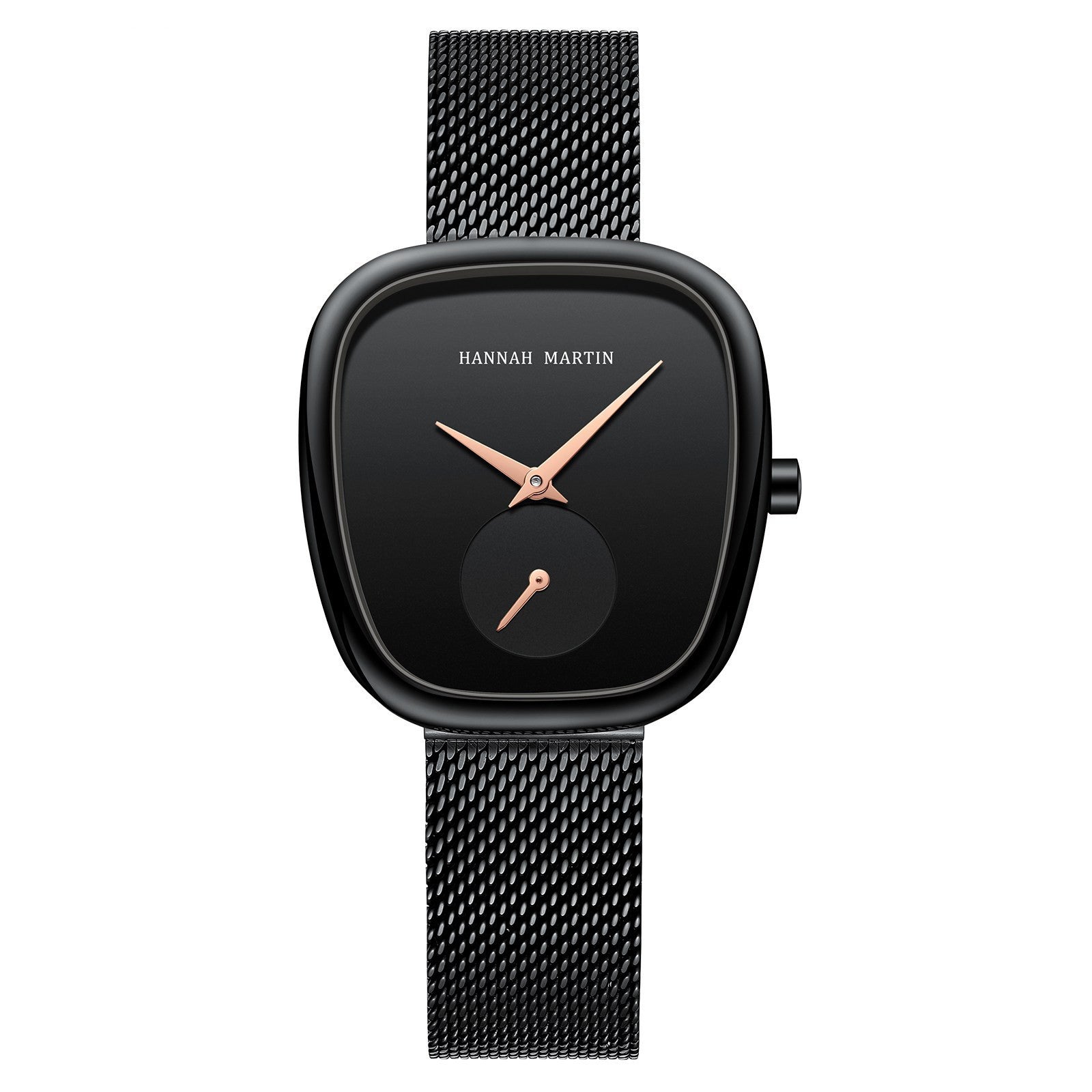 Hannah 2023 HM-1251 Fashion Women's Fine Steel Milan Mesh Belt Quartz Watch Creative Fashionable Women Quartz  Watch