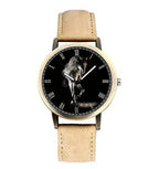 Women's Fashionable Casual Horse Desert Dial All-Match Denim Strap women's Quartz Wristwatch Large Dial Watch