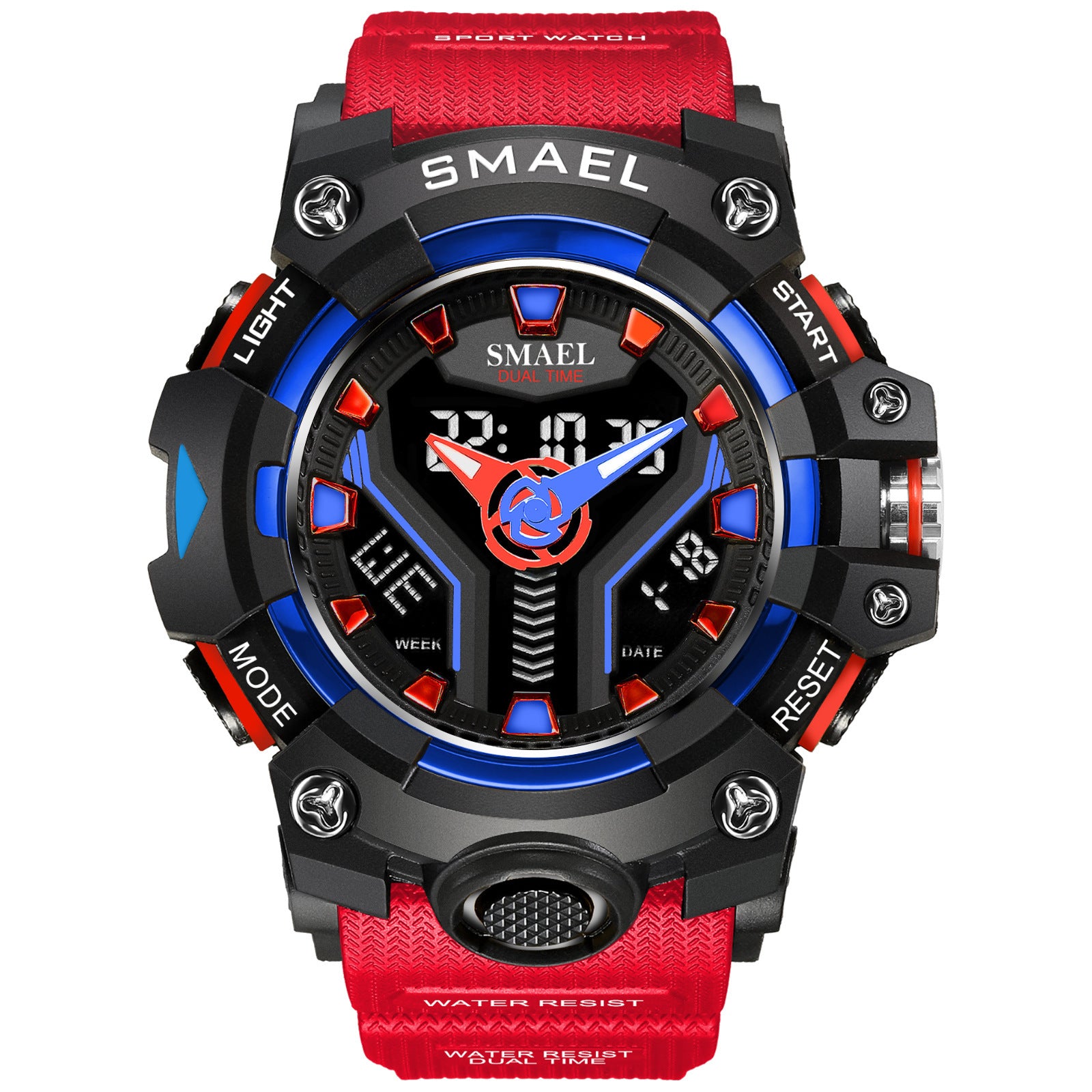 Orologio elettronico al quarzo multifunzionale impermeabile