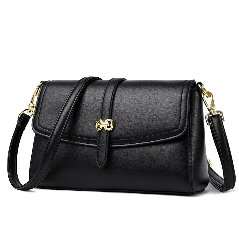 Women's Fashionable One Shoulder Bag Zipper Pocket Original Leather Large Capacity Crossbody Bag Women's Shoulder Bag