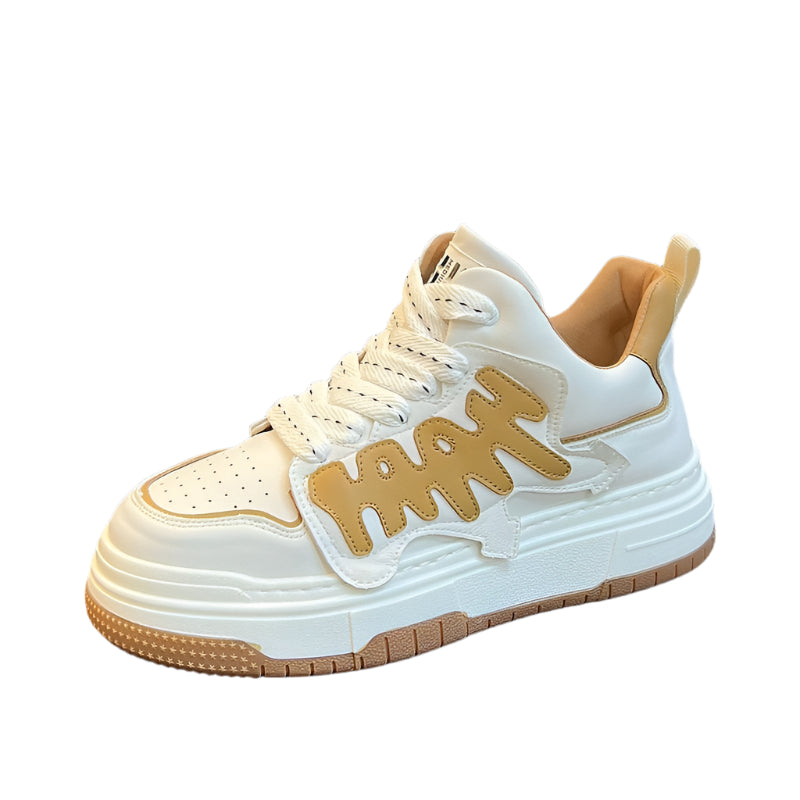 Fashionable  Men's Trendy Casual White Sneakers