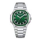 AOCASDIY Top Luxury Brand Fashion New Men's Waterproof Watch with Super Luminous Square Diamond Quartz Watch Full Steel Belt Watch