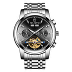 Orologio da uomo multifunzione di alta qualità WLISTH Montre Homme Orologio meccanico automatico in acciaio inossidabile
