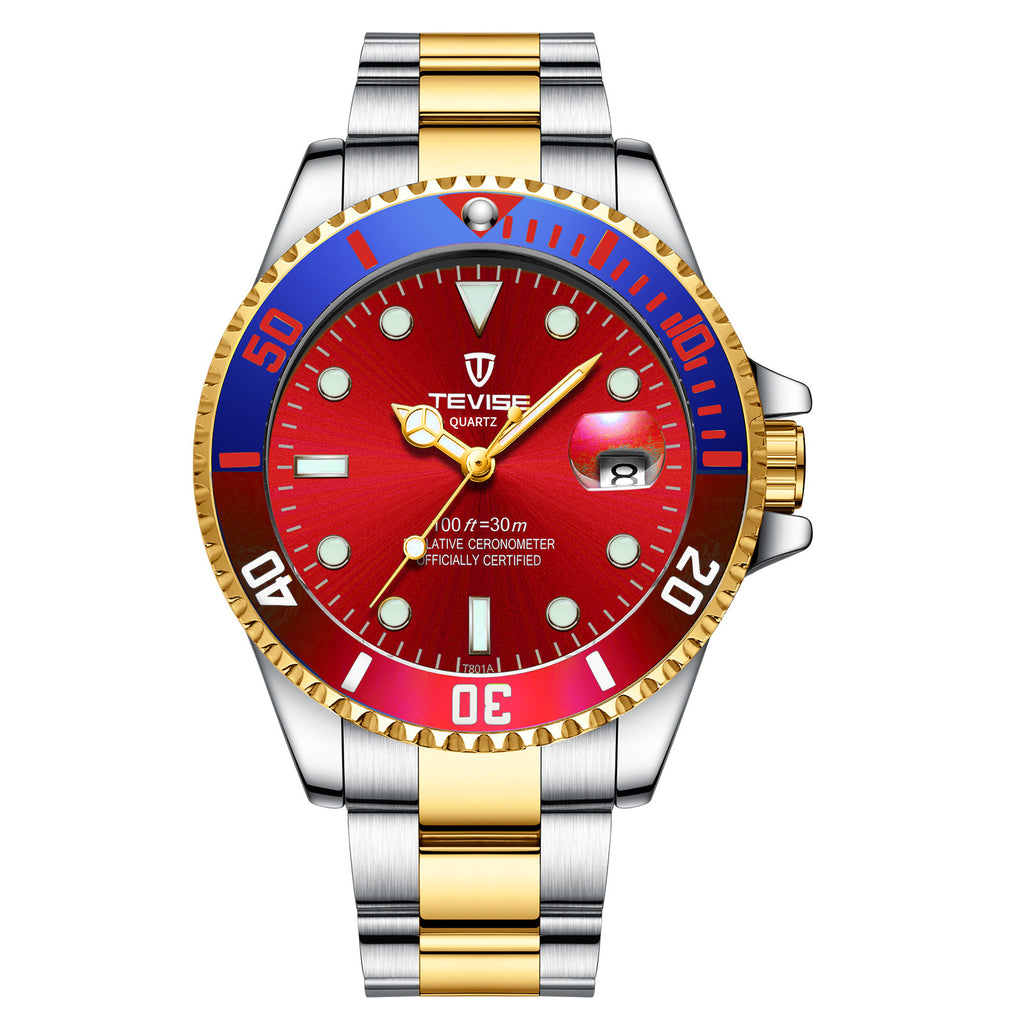 Men's Quartz Watch Sports Luminous