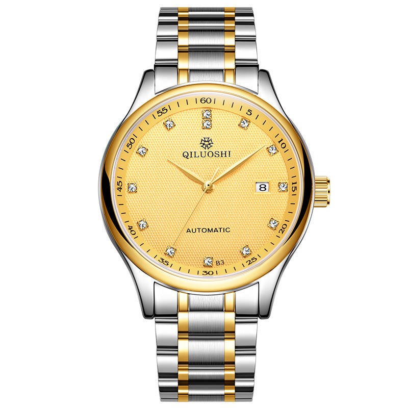 Orologio meccanico automatico impermeabile da uomo, casual e alla moda