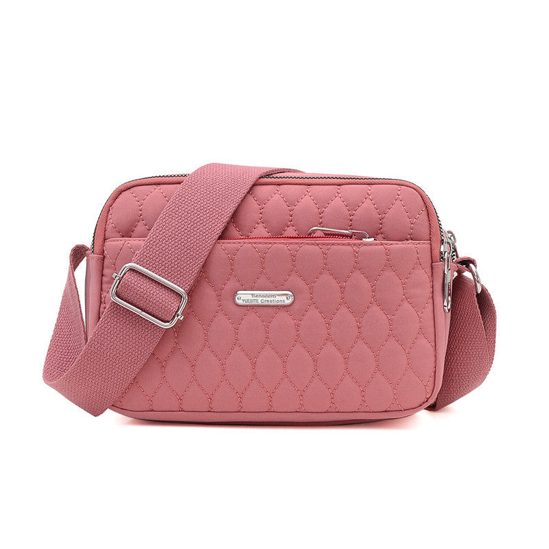 Women Crossbody Bag Rhombus Creative Fashion Solid Color Shoulder Bag Large Capacity Women's Shoulder Messenger Bag