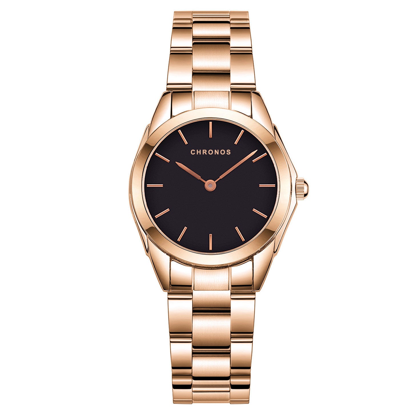 CHRONOS Dameshorloge Mode Casual Japanse Quartz Horloges Dames Zakelijk Waterdicht Roestvrijstalen Dameshorloge