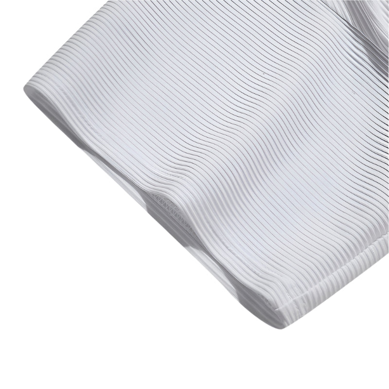 Camicia casual alla moda da uomo, in fibra di poliestere, ampia, cardigan, casual, hawaiana, da spiaggia, camicia a righe alla moda da uomo