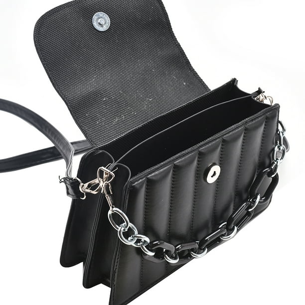 Modieuze damestas met ketting en crossbody-schoudertas, dameshandtas met ritsvak, waterdichte kussentas, dameshandtassen