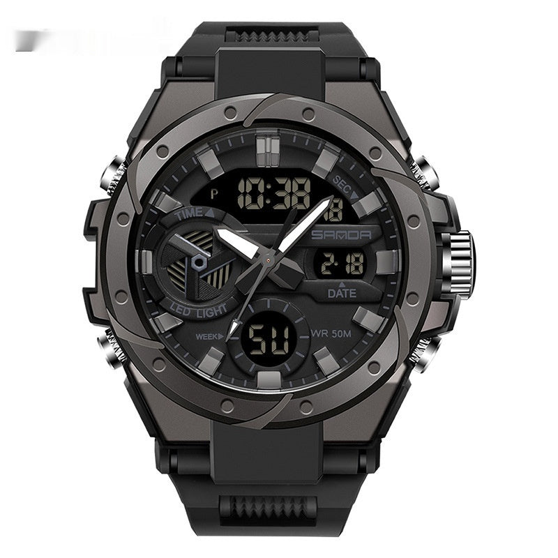 SANDA Brand Men's Military Shockproof Digital Sports Watches Waterproof Electronic Wristwatch for Men