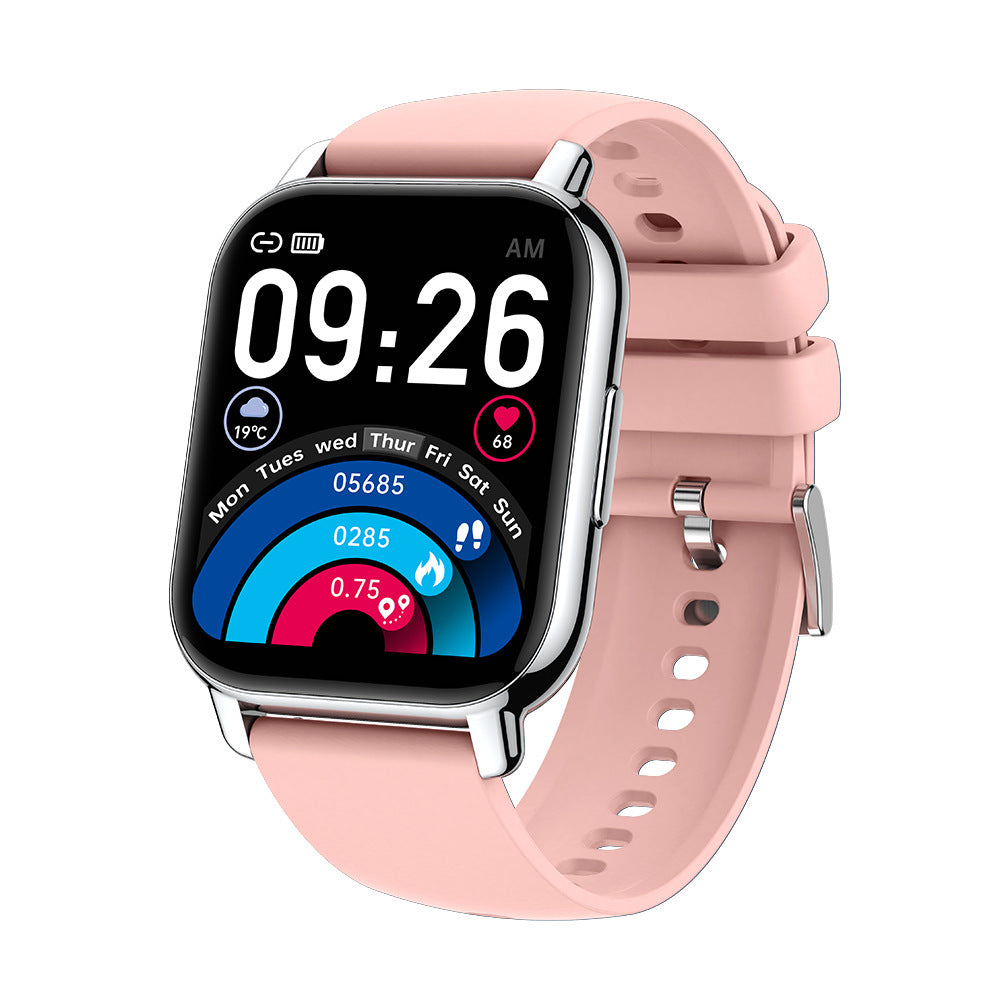 Orologio intelligente P66 Bluetooth con chiamata, frequenza cardiaca e pressione sanguigna