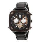 Men's Wooden Watch Mechanical Table Fully Automatic Special-shaped Black Technology Personality