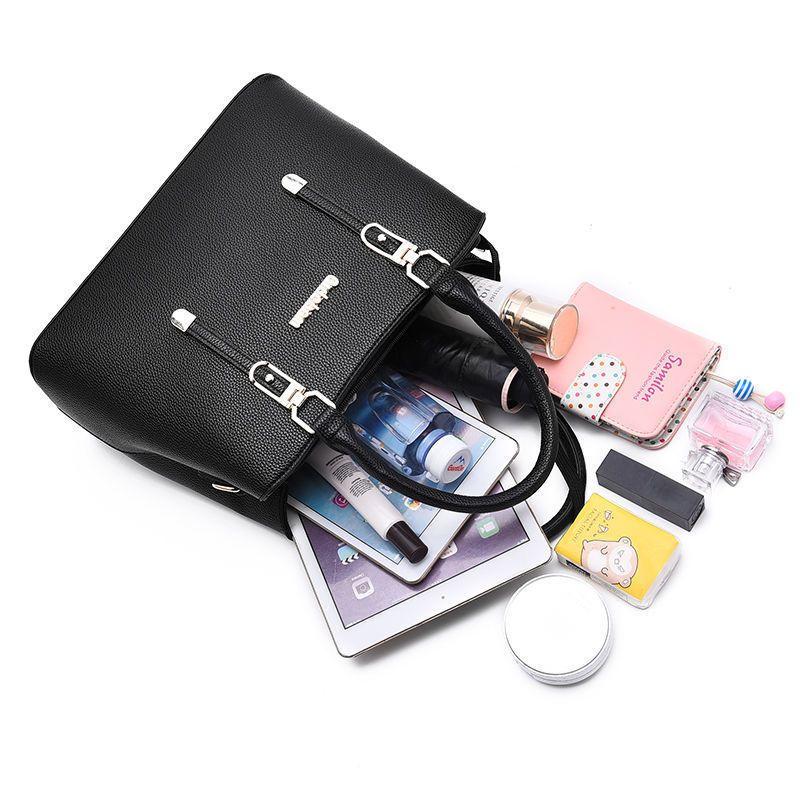 Women's PU Leather Shoulder Handbag Tote Messenger Purses Satchel Crossbody Bag Women's Handbag